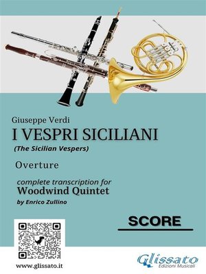 cover image of score of "I Vespri Siciliani"--Woodwind Quintet